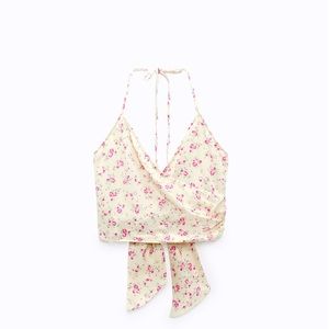 Zara crop top size XS. Worn only once !